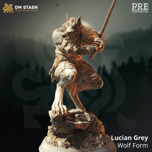 Dungeons dragons wolf form - &,