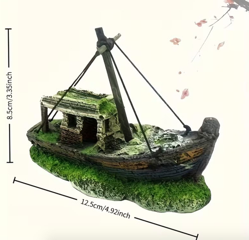 Shipwreck aquarium decoration - shipwreck,