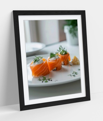 Sushi salmon rolls restaurant - sushi,