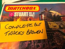 40084 MATCHBOX  2 COLOUR 1:76 scale  M3/STUART HONEY TANK KIT **TRACK ISSUE**
