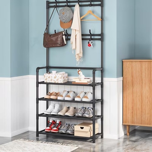 Tier coat rack with shoe - 4,