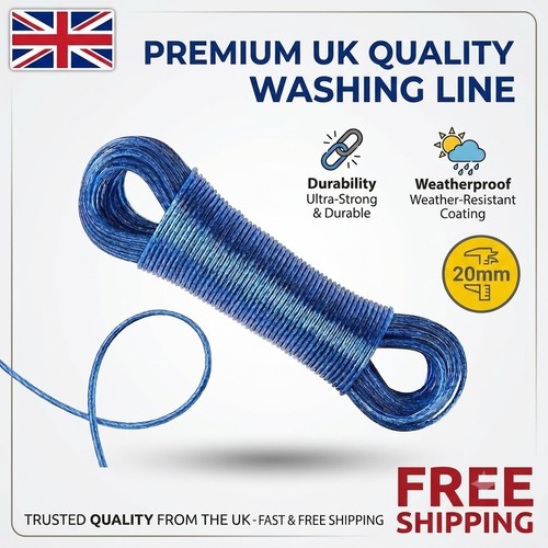 20m steel core washing line - 20m,