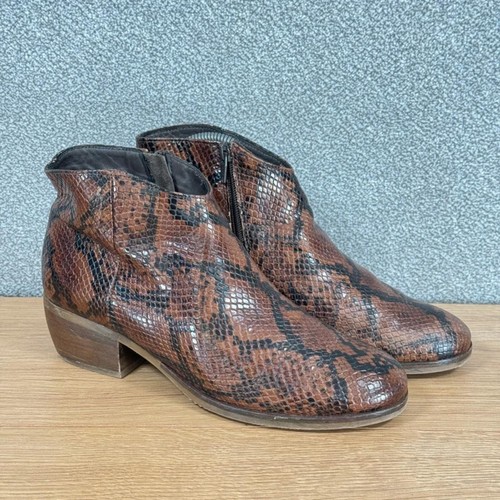 Clarks snakeskin effect ankle - snakeskin,