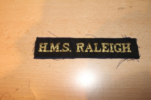 Hms raleigh cap tally - cap,