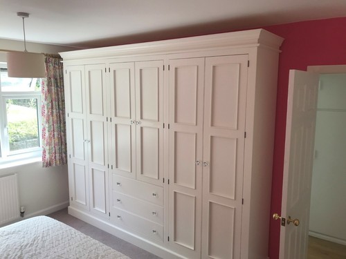 Wardrobe painted combination - wardrobe,