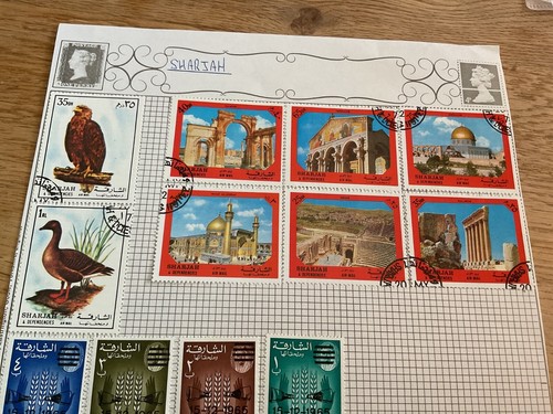 Sharjah stamps page a24059 - stamps, on