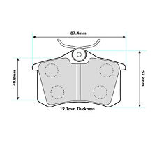 Ferodo DS2500 Rear Brake Pads