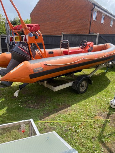 Avon rib with 60hp outboard - avon,