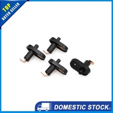 Universal Car Interior Door Jamb Courtesy Light Switch Button Black Pack of 4
