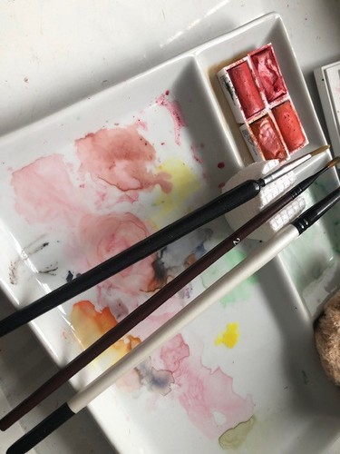 Ceramic paint pallette - ceramic,
