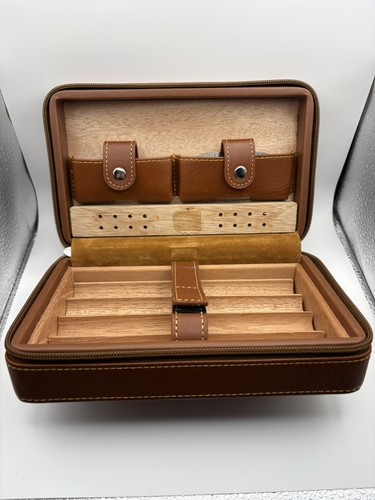Cohiba brown wood leather - brown,