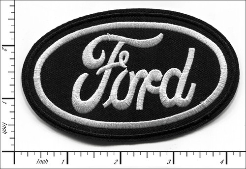 Ford embroidered iron patch - iron-on,