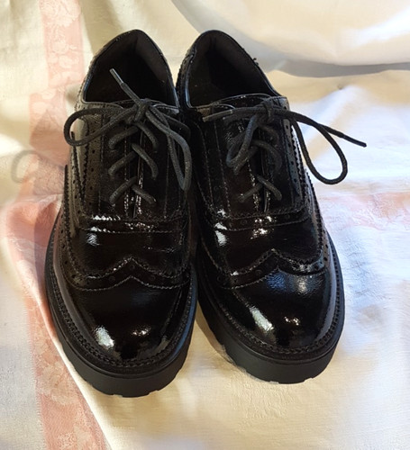 Pair ladies black patent - pair, of