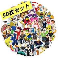 50 Stickers ROBLOX Game Skateboard Helmet Water Bottle Waterproof Non Repeating