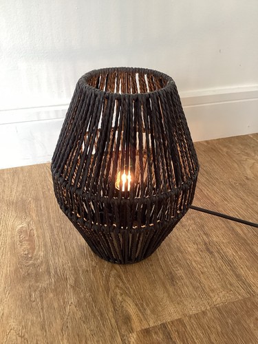 George asda black - rattan, table