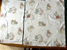 2 Pcs Jane Churchill BEATRIX POTTER Dragons of Walton Street Fabric  Remnants