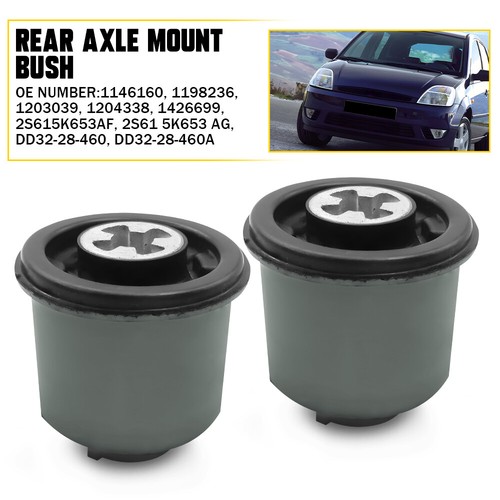 Rear axle beam mounting - 2x,