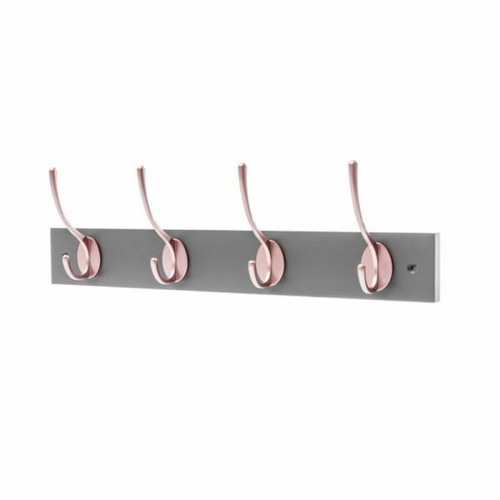 Grey slate wooden coat rail - grey,