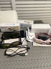 3D Active Shutter Glasses Bundle Of 3 Pieces ( 2 Adults 1 Kids)