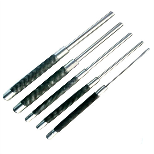 Parallel pin punch set - 5x, 8"