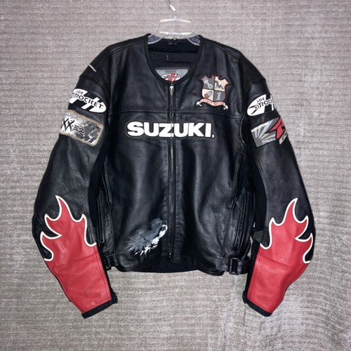 Vintage leather flames joe - leather,
