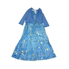 Cornflower Blue Floral Maxi