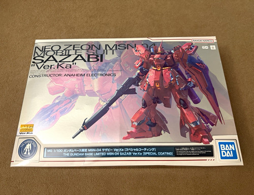 Bandai 100 sazabi ver ka - bandai, 1/100