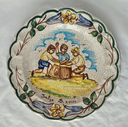 Continental tin glazed faience - tin,