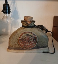Vintage Tremar Pottery Corked Brandy Flask  - 1970’s Cornish Studio Pottery, UK