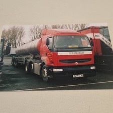 B Thompson & Sons Transport Ltd Devon Renault Tanker Truck/Lorry Photo 6x4 
