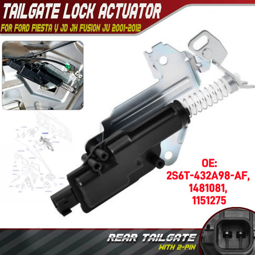 Boot trunk tailgate - lock, motor
