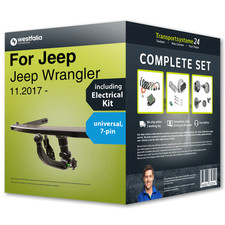 Towbar detachable for JEEP