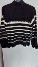 Lipsy Black and White Striped