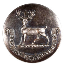 Antique 'Firmin' Newbridge College Ireland Eustace Family Livery Metal Button