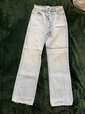 Zara Straight Leg Light Blue Women’s Size 4 Uk Used Good Condition