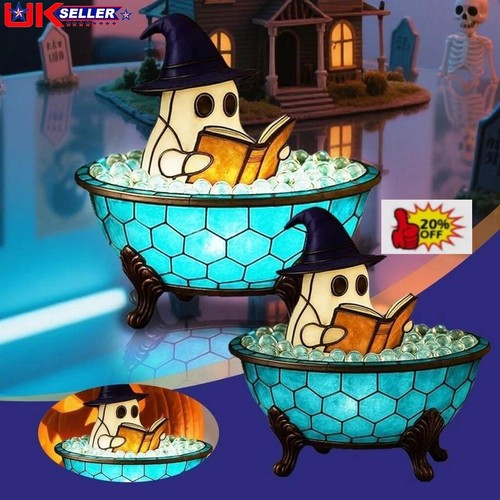 Halloween ghost bubble bath - halloween,