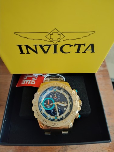 Gold invicta men - invicta, watch
