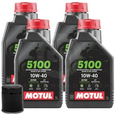 Kit 4L Motul 5100 10W40 + Oil