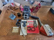 Yashica 44 LM Manual Camera with Twin Lens And Accessories
