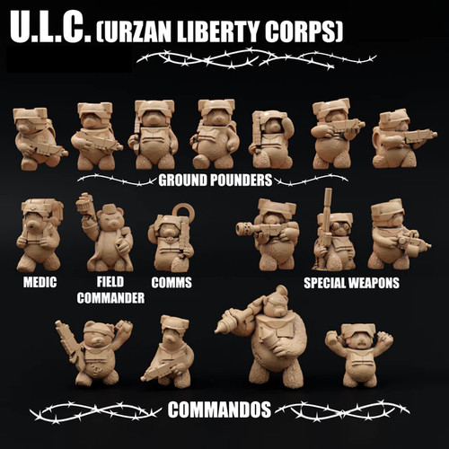 Urzan liberty corps infantry - urzan, corps: