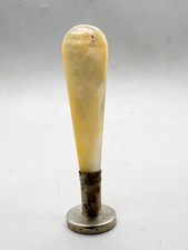 ANTIQUE CARVED MOTHER OF PEARL