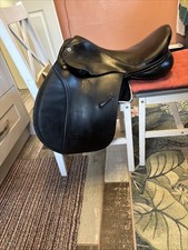 17” Black Barnsby English GP Saddle Mw-W Fit Good Condition
