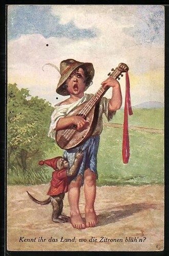 Little street musician - ak, with