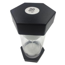 Hourglass glass Clock Yoga glass Office Desktop Coffee Table