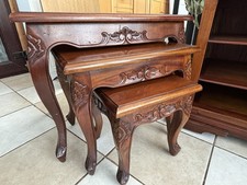 Mohogony Antique Style Nest Of