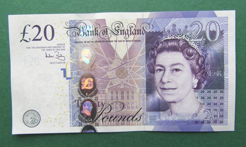 2007 bailey 20 pound - 2007, £20