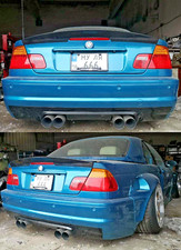 BMW E46 convertible cabrio rear trunk spoiler CSL lip abs plastic