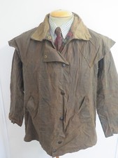 Barbour A1300 Backhouse Stockman 3/4 Waxed jacket - 2XS 34" Euro 44 in brown