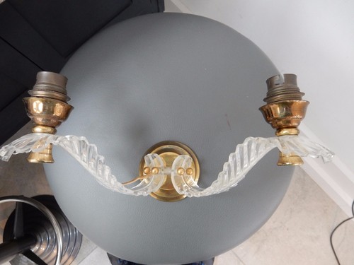 Art deco perspex wall sconce - art,
