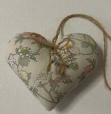 Vintage Heart Door Hanger Made With Flower Fairy Pattern Cotton Fabric